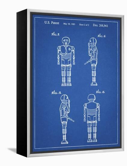 PP617-Blueprint Star Wars Medical Droid Poster-Cole Borders-Framed Premier Image Canvas