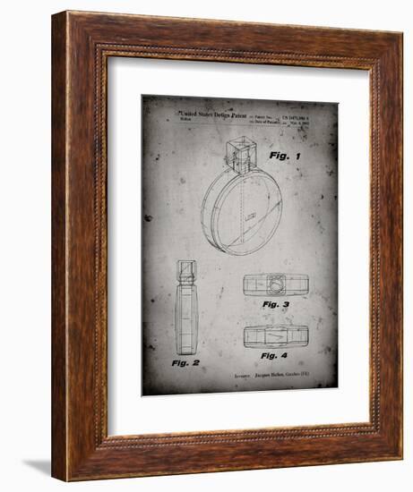 PP630-Faded Grey Perfume Jar Poster-Cole Borders-Framed Giclee Print