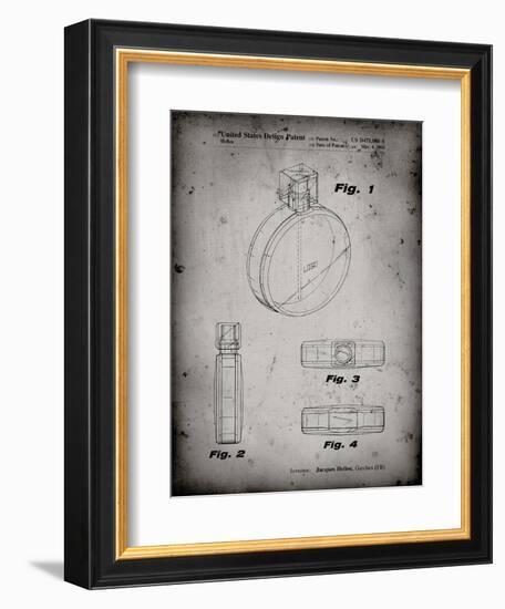 PP630-Faded Grey Perfume Jar Poster-Cole Borders-Framed Giclee Print