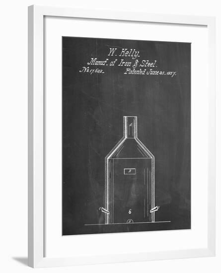 PP666-Chalkboard Steel Manufacturing Poster-Cole Borders-Framed Giclee Print