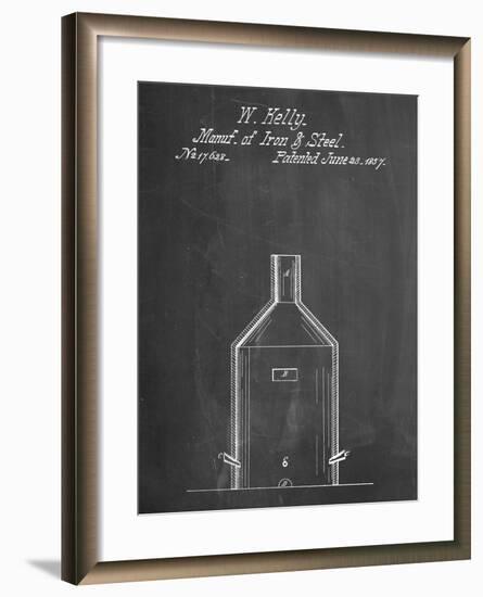 PP666-Chalkboard Steel Manufacturing Poster-Cole Borders-Framed Giclee Print