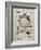 PP67-Sandstone Gyrocompass Patent Poster-Cole Borders-Framed Giclee Print