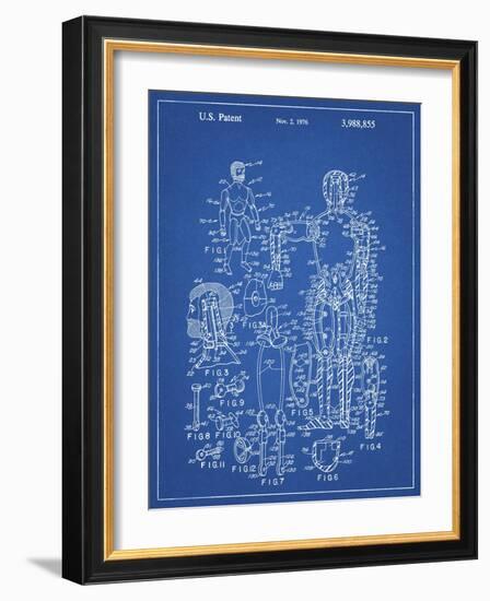 PP675-Blueprint The Defenders Toy 1976 Patent Poster-Cole Borders-Framed Giclee Print