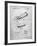 PP687-Slate Orthopedic Hard Cast Patent Poster-Cole Borders-Framed Giclee Print