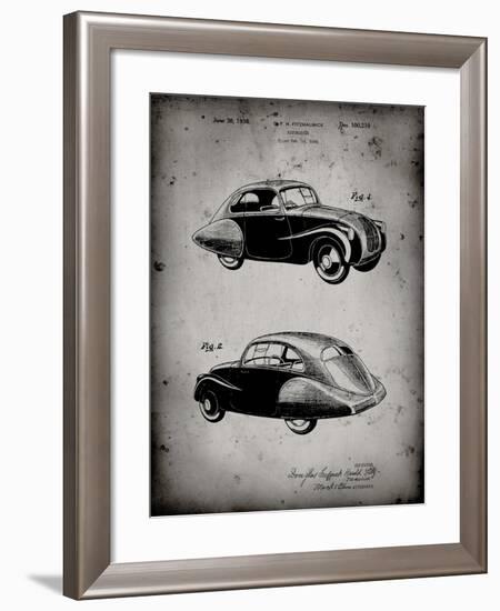 PP697-Faded Grey 1936 Tatra Concept Patent Poster-Cole Borders-Framed Giclee Print