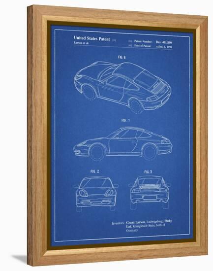 PP700-Blueprint 199 Porsche 911 Patent Poster-Cole Borders-Framed Premier Image Canvas