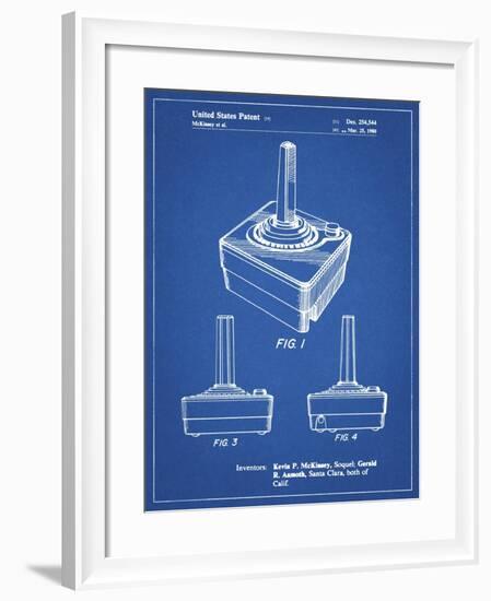 PP714-Blueprint Atari Controller Patent Poster-Cole Borders-Framed Giclee Print