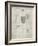 PP717-Antique Grid Parchment Basketball Goal Patent Poster-Cole Borders-Framed Giclee Print