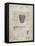 PP717-Sandstone Basketball Goal Patent Poster-Cole Borders-Framed Premier Image Canvas