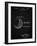 PP736-Vintage Black Billiard Ball Patent Poster-Cole Borders-Framed Giclee Print