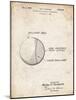 PP736-Vintage Parchment Billiard Ball Patent Poster-Cole Borders-Mounted Giclee Print