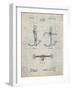 PP745-Antique Grid Parchment Boat Anchor Patent Poster-Cole Borders-Framed Giclee Print