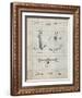PP745-Antique Grid Parchment Boat Anchor Patent Poster-Cole Borders-Framed Giclee Print