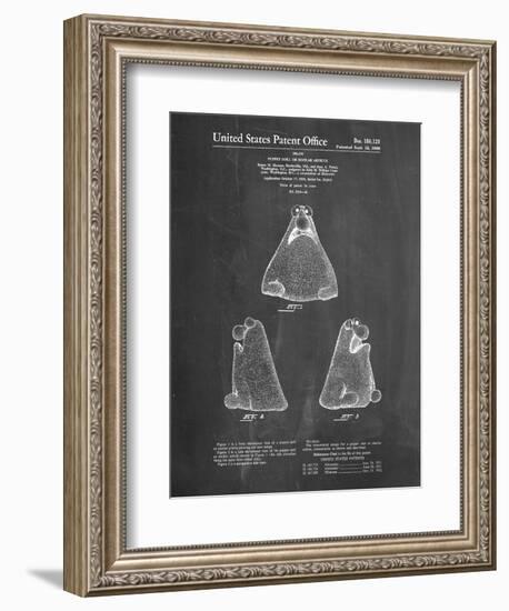 PP75-Chalkboard Wilkins Coffee (Wontkins) Muppet Patent Poster-Cole Borders-Framed Giclee Print