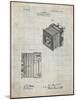 PP753-Antique Grid Parchment Borsum Camera Co Reflex Camera Patent Poster-Cole Borders-Mounted Giclee Print