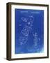 PP760-Faded Blueprint Burton Touring Snowboard Patent Poster-Cole Borders-Framed Giclee Print