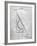 PP786-Slate Drafting Triangle 1922 Patent Poster-Cole Borders-Framed Giclee Print
