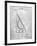 PP786-Slate Drafting Triangle 1922 Patent Poster-Cole Borders-Framed Giclee Print