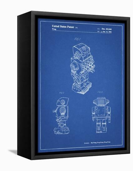 PP790-Blueprint Dynamic Fighter Toy Robot 1982 Patent Poster-Cole Borders-Framed Premier Image Canvas