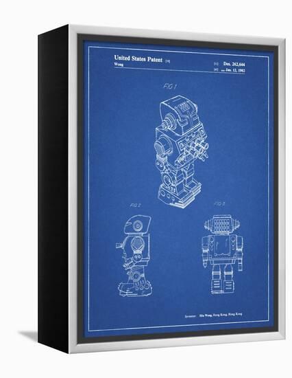 PP790-Blueprint Dynamic Fighter Toy Robot 1982 Patent Poster-Cole Borders-Framed Premier Image Canvas