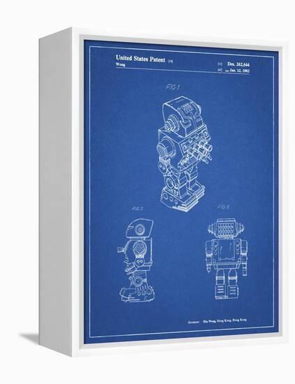 PP790-Blueprint Dynamic Fighter Toy Robot 1982 Patent Poster-Cole Borders-Framed Premier Image Canvas