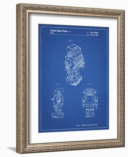 PP790-Blueprint Dynamic Fighter Toy Robot 1982 Patent Poster-Cole Borders-Framed Giclee Print