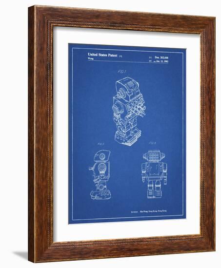 PP790-Blueprint Dynamic Fighter Toy Robot 1982 Patent Poster-Cole Borders-Framed Giclee Print