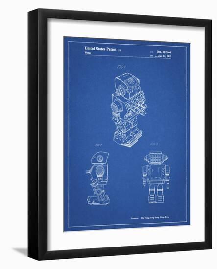 PP790-Blueprint Dynamic Fighter Toy Robot 1982 Patent Poster-Cole Borders-Framed Giclee Print