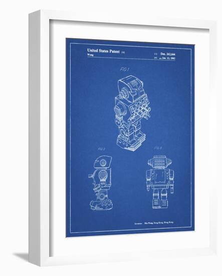 PP790-Blueprint Dynamic Fighter Toy Robot 1982 Patent Poster-Cole Borders-Framed Giclee Print