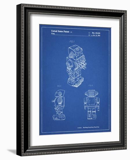 PP790-Blueprint Dynamic Fighter Toy Robot 1982 Patent Poster-Cole Borders-Framed Giclee Print