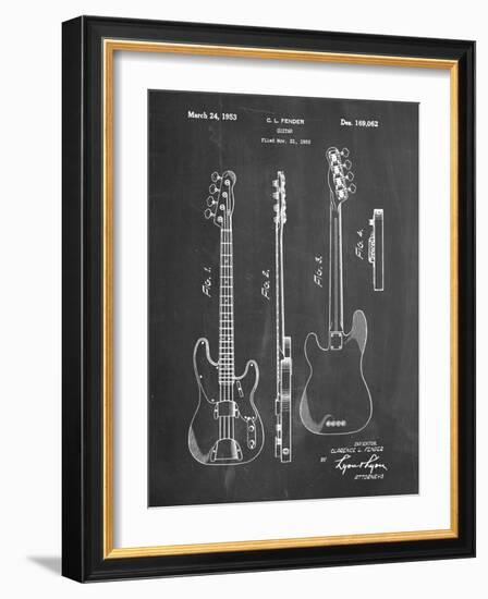 PP8 Chalkboard-Borders Cole-Framed Giclee Print