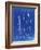 PP8 Faded Blueprint-Borders Cole-Framed Giclee Print