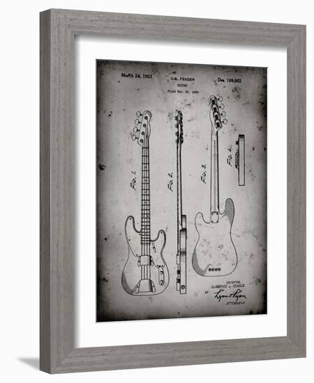 PP8 Faded Grey-Borders Cole-Framed Giclee Print