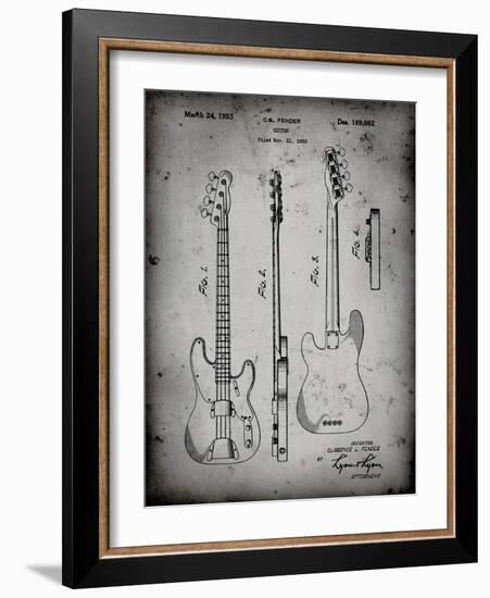 PP8 Faded Grey-Borders Cole-Framed Giclee Print