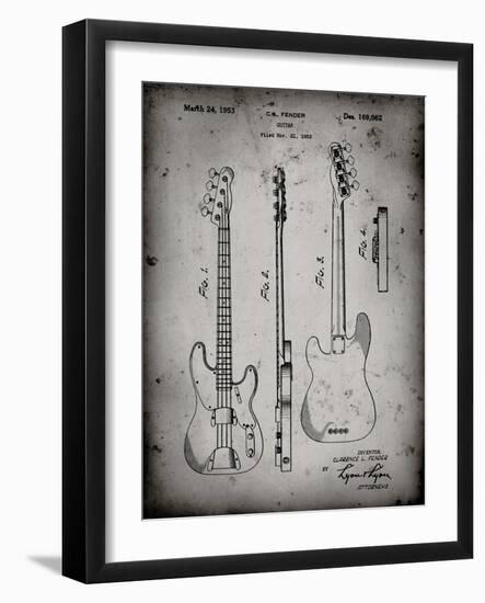 PP8 Faded Grey-Borders Cole-Framed Giclee Print