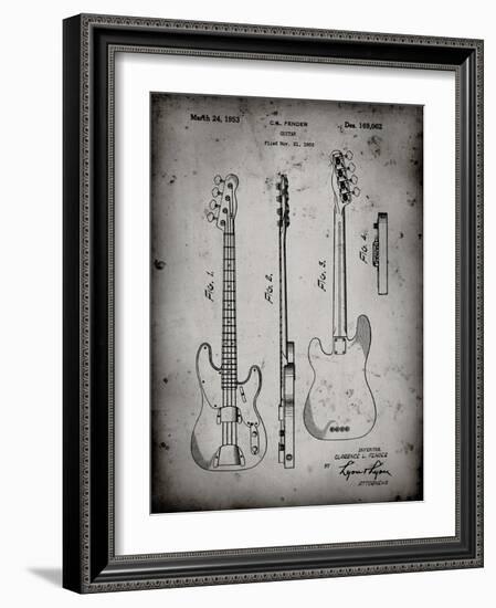 PP8 Faded Grey-Borders Cole-Framed Giclee Print