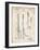 PP8 Vintage Parchment-Borders Cole-Framed Premium Giclee Print