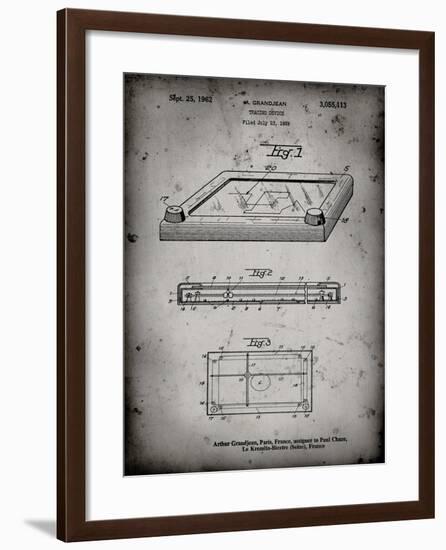PP802-Faded Grey Etch A Sketch Poster Poster-Cole Borders-Framed Giclee Print