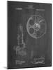 PP807-Chalkboard Film Reel 1915 Patent Poster-Cole Borders-Mounted Giclee Print