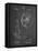 PP807-Chalkboard Film Reel 1915 Patent Poster-Cole Borders-Framed Premier Image Canvas