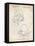 PP816-Vintage Parchment Fisher Price Toy Car Patent Poster-Cole Borders-Framed Premier Image Canvas