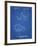 PP851-Blueprint Fox 40 Coach's Whistle Patent Poster-Cole Borders-Framed Giclee Print