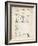 PP852-Vintage Parchment Frank Ippolito Practice Drum Set Patent Poster-Cole Borders-Framed Giclee Print