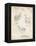 PP858-Vintage Parchment Golf Fairway Club Head Patent Poster-Cole Borders-Framed Premier Image Canvas