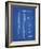 PP89-Blueprint Vintage Baseball Bat 1939 Patent Poster-Cole Borders-Framed Giclee Print