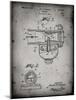 PP891-Faded Grey Indian Motorcycle Carburetor Patent Poster-Cole Borders-Mounted Giclee Print