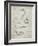 PP9 Antique Grid Parchment-Borders Cole-Framed Giclee Print