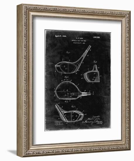 PP9 Black Grunge-Borders Cole-Framed Giclee Print