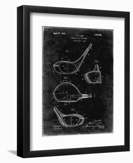 PP9 Black Grunge-Borders Cole-Framed Giclee Print