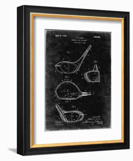 PP9 Black Grunge-Borders Cole-Framed Giclee Print